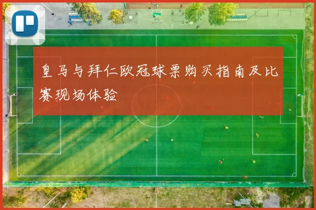 皇马与拜仁欧冠球票购买指南及比赛现场体验
